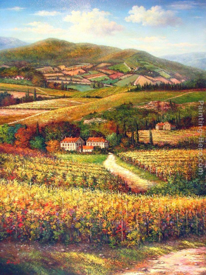 Famous Vineyards Paintings